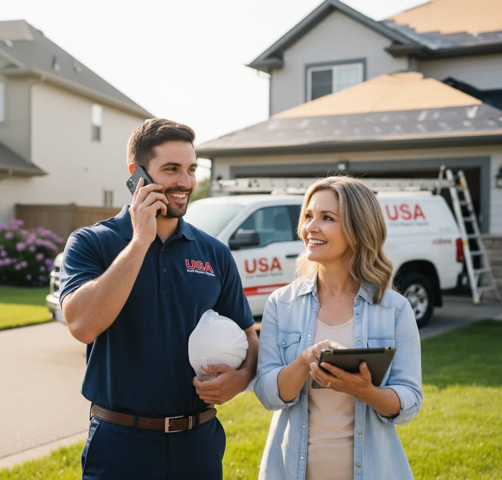 USA Roof Repair Experts customer support in Nunda